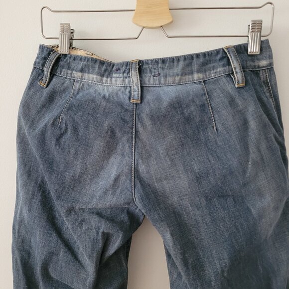 Y2K Made in Italy Pleated Miss Sixty Low Rise Jeans-Size 28* READ CAPTION - Picture 6 of 12